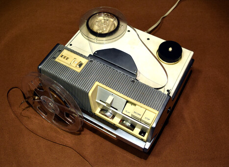 Vintage reel tape machine