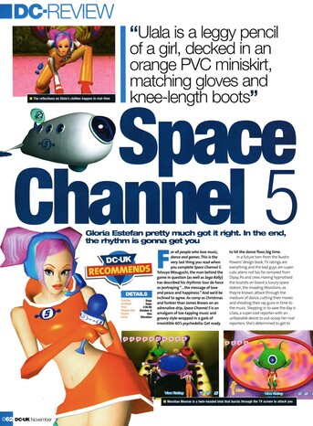 Review for Space Channel 5 on Dreamcast from DC-UK 15 - November 2000 (UK)

score: 8/10