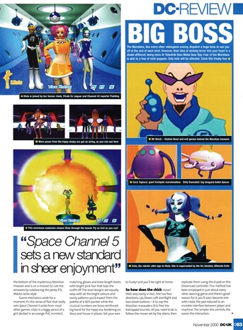 Review for Space Channel 5 on Dreamcast from DC-UK 15 - November 2000 (UK)

score: 8/10
