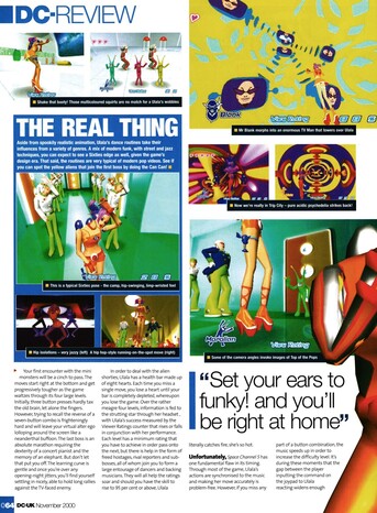 Review for Space Channel 5 on Dreamcast from DC-UK 15 - November 2000 (UK)

score: 8/10