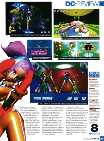 Review for Space Channel 5 on Dreamcast from DC-UK 15 - November 2000 (UK)

score: 8/10